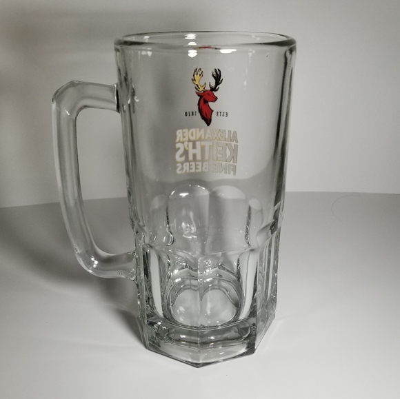 Alexander Keith's IPA Large 8inch 32Oz. Heavy Glass Mug Logo'd. - Picture 5 of 5